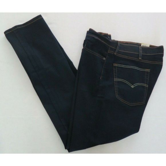 Levi's 511 Slim Men's Sz 30 x 32 Dark Indigo Original Riveted Denim Jeans - Picture 3 of 7